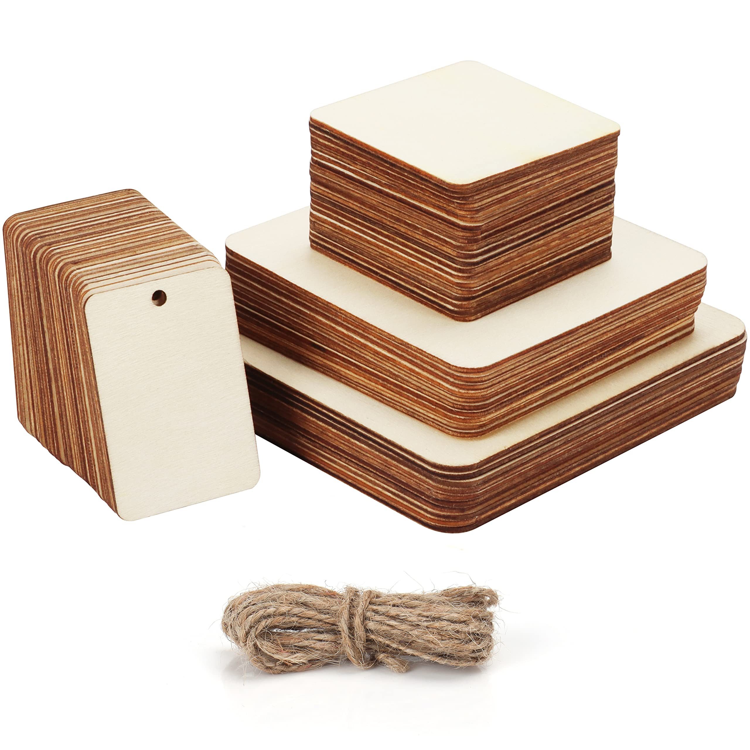 Belle Vous Dekoobjekt Holzfliesen für Bastelarbeiten, günstig online kaufen