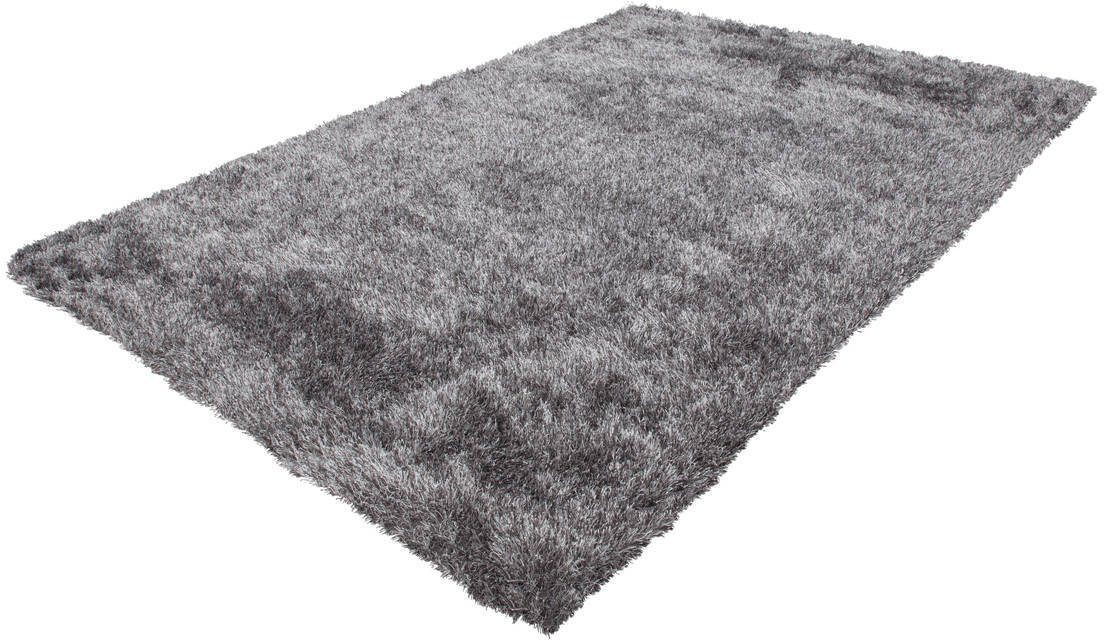 Kayoom Hochflor-Teppich Diamond 700, rechteckig, Höhe: 45 mm, weiche Microfaser, Langflor, Shaggy, Melange, Wohnzimmer
