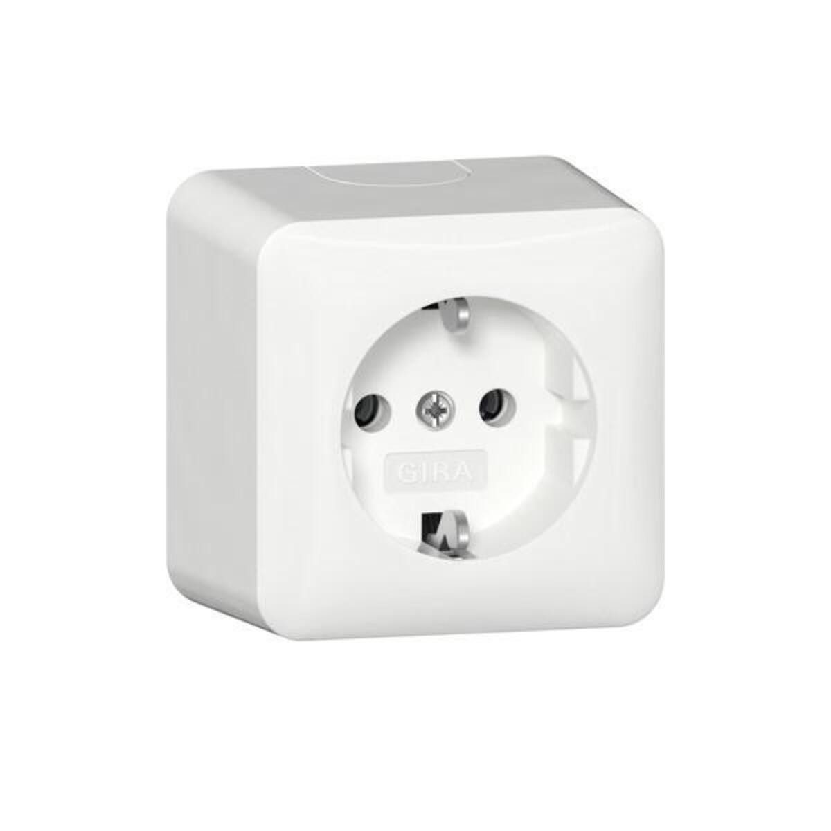 Presa Elettrica Industriale IP54 Jung – 1 Scomparto, Grigio Chiaro, Resistente All'Acqua, Senza Protezione Bambini, 250V/50Hz, 10/16A - 6