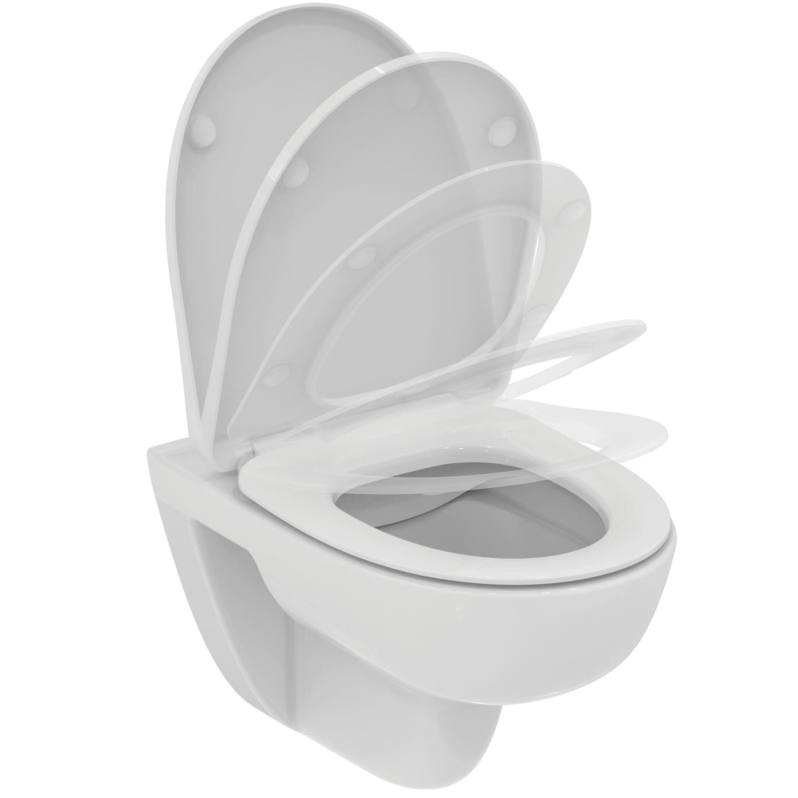Ideal Standard WC-Komplettset i.life A WC-Set mit Absenkautomatik, (1-St), SoftClose