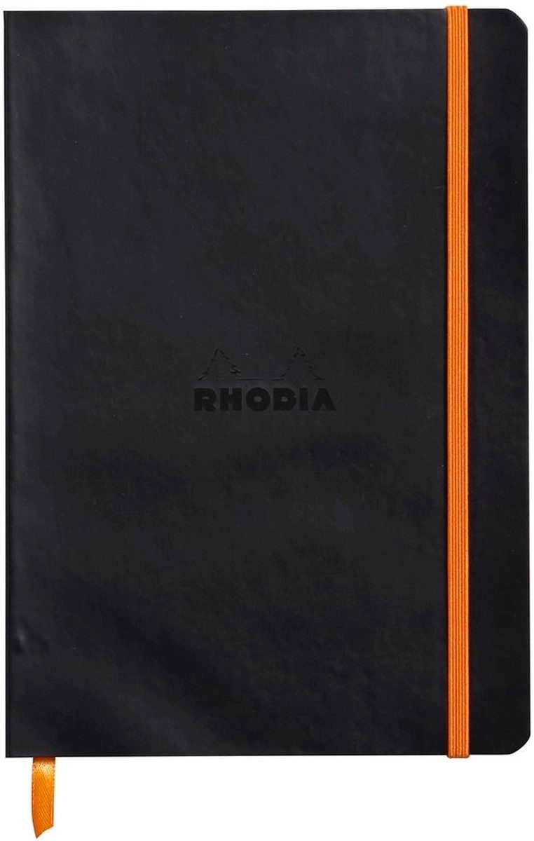 Notizbuch Notizbuch Flex A5 liniert 90g/qm 80 Blatt schwarz