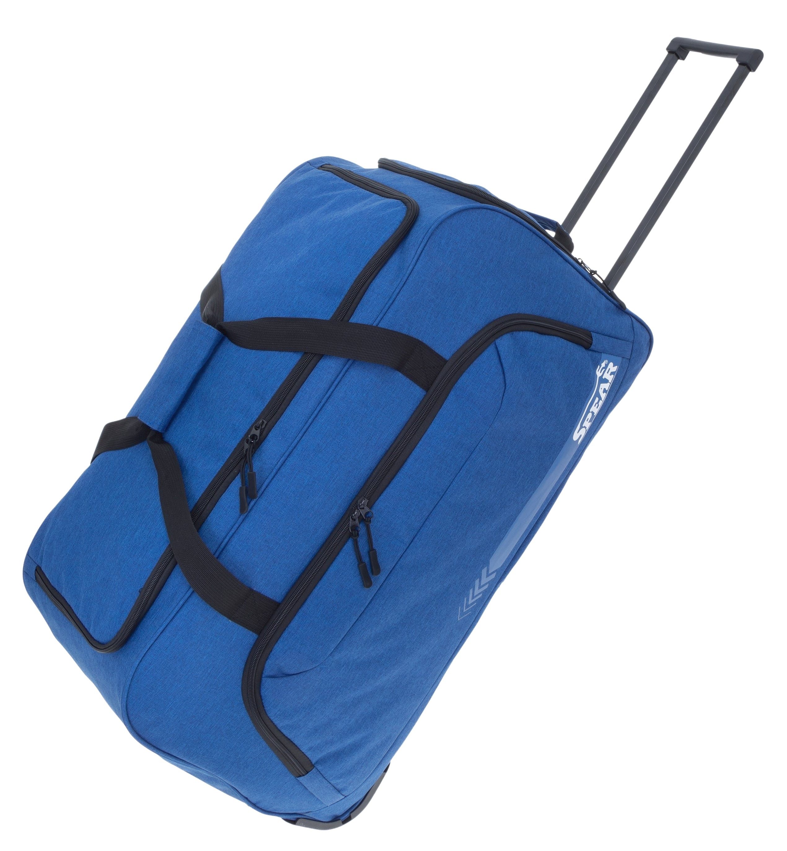 Spear Bags Trolley Cruiser Reisetasche 85 L 68 cm Trolly mit Schultergurt Reise Tasche Rollen Schuhfach Damen Herren Koffergurt