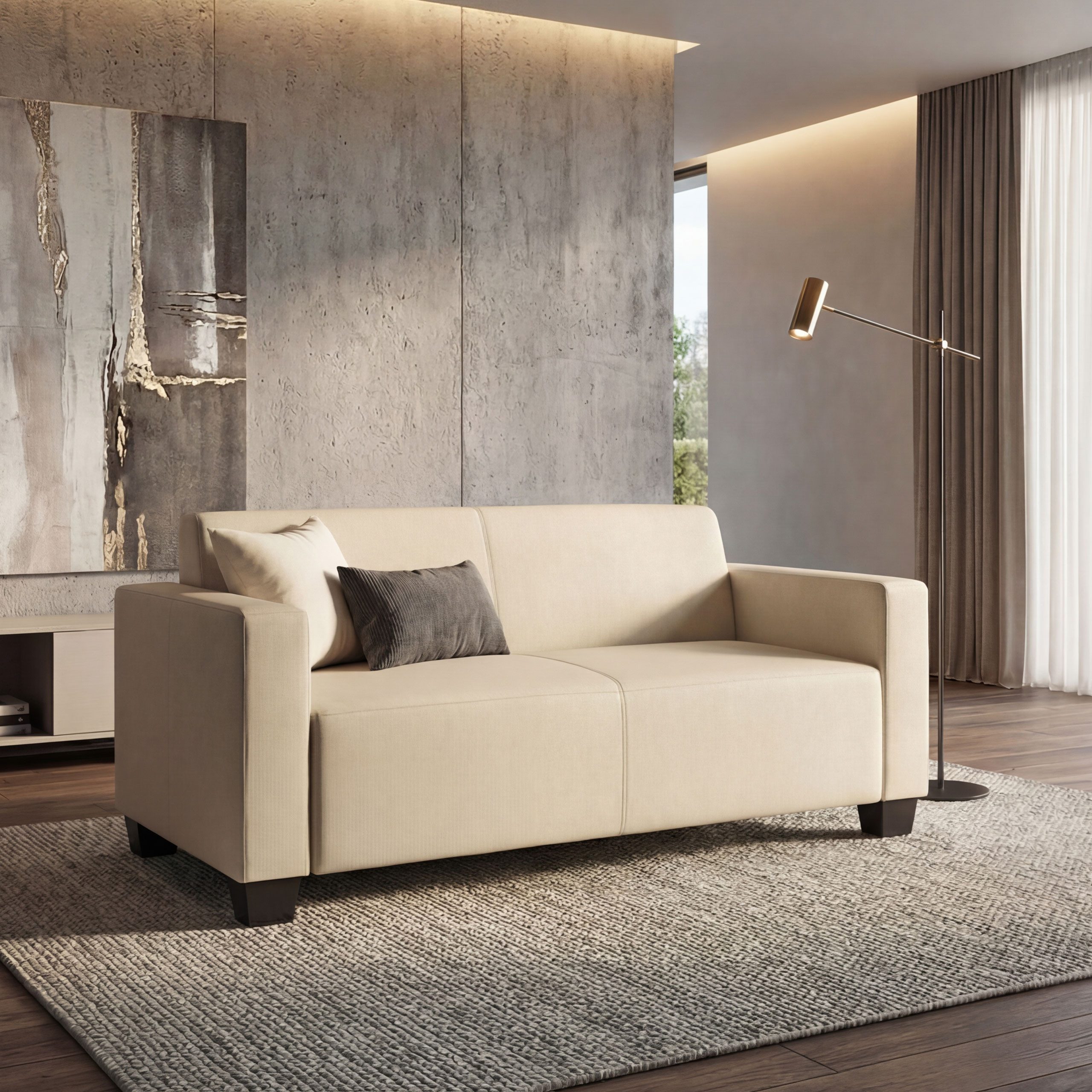 MCW Sofa Moncalieri-So, Set, bequeme Polsterung, Erweiterbar mit weiteren Elementen der Lyon-Serie