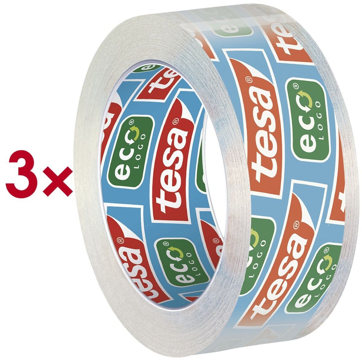 tesa Klebeband ECO & CLEAR (3-St) 15 mm/10 m, transparent/ stark klebend günstig online kaufen