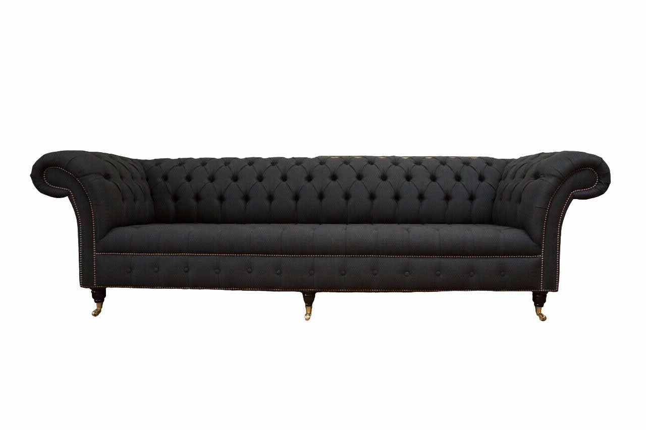 JVmoebel Chesterfield-Sofa, Sofa 4 Sitzer Chesterfield Klassisch Design Wohnzimmer Sofas Couch