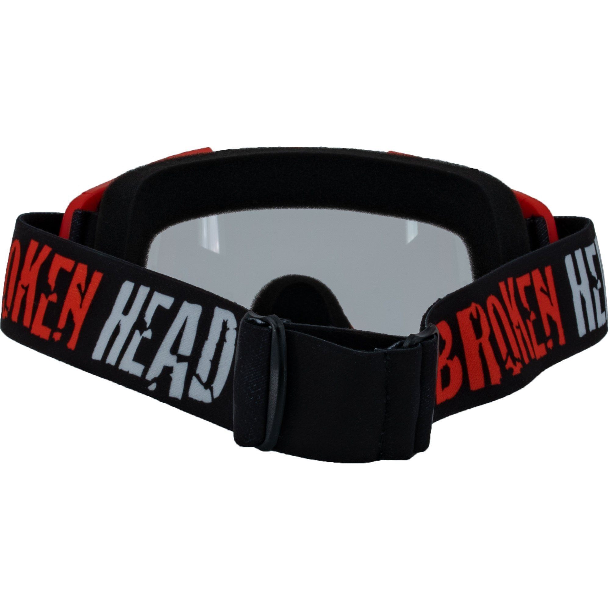 Goggle Broken Rot, für Vorrichtung Crossbrille Head Motorradbrille Abreißvisiere MX-2
