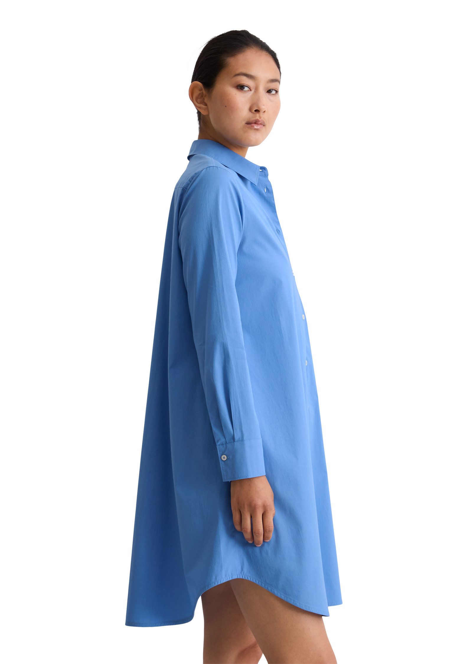 Marc O'Polo Hemdblusenkleid aus Baumwoll-Stretch günstig online kaufen