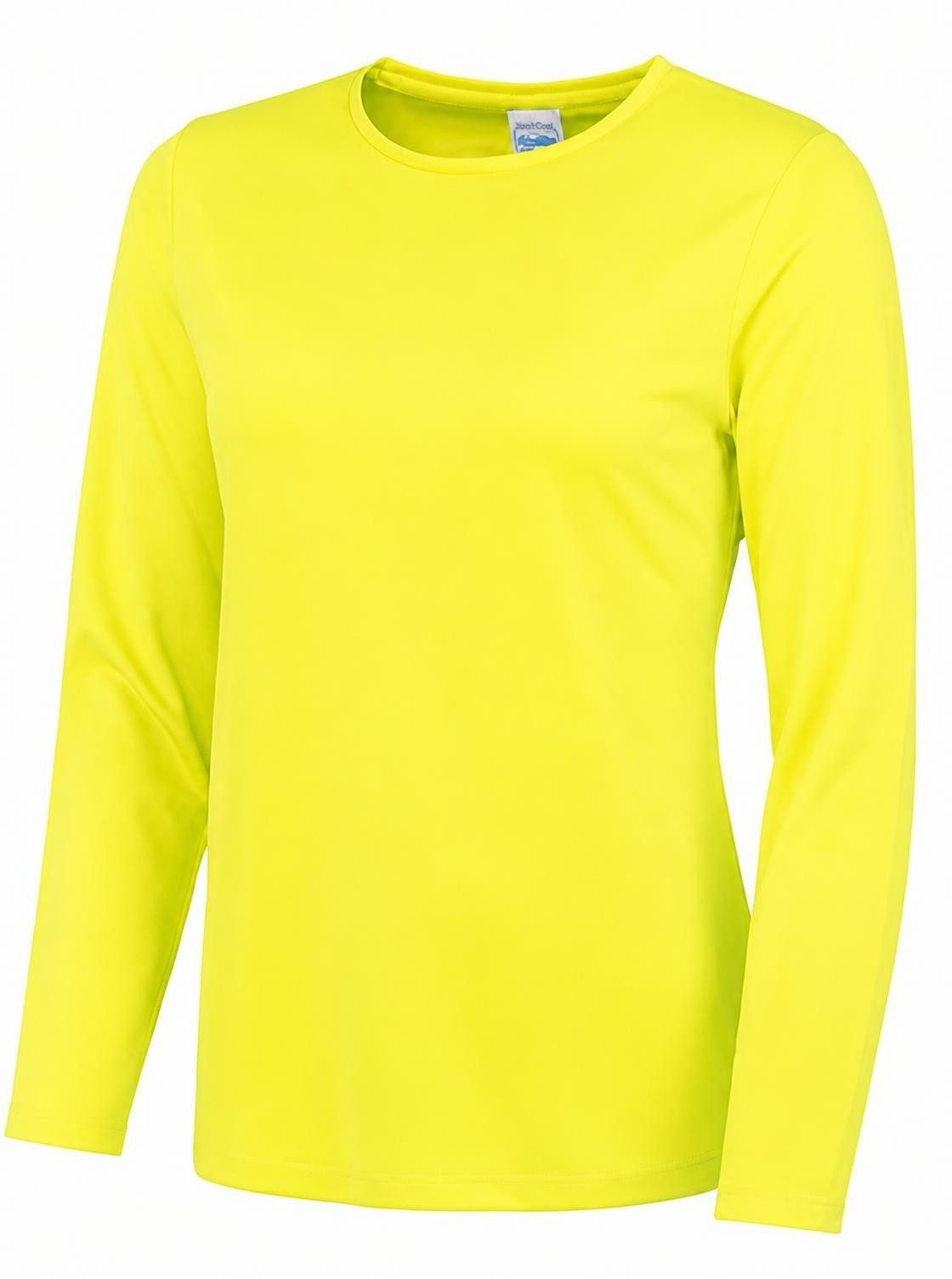 Just Cool Trainingsshirt Damen Long Sleeve Cool T / UV-Schutzfaktor 30