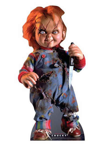 empireposter Dekofigur Halloween - Scarred Chucky - Pappaufsteller - 37x75 cm