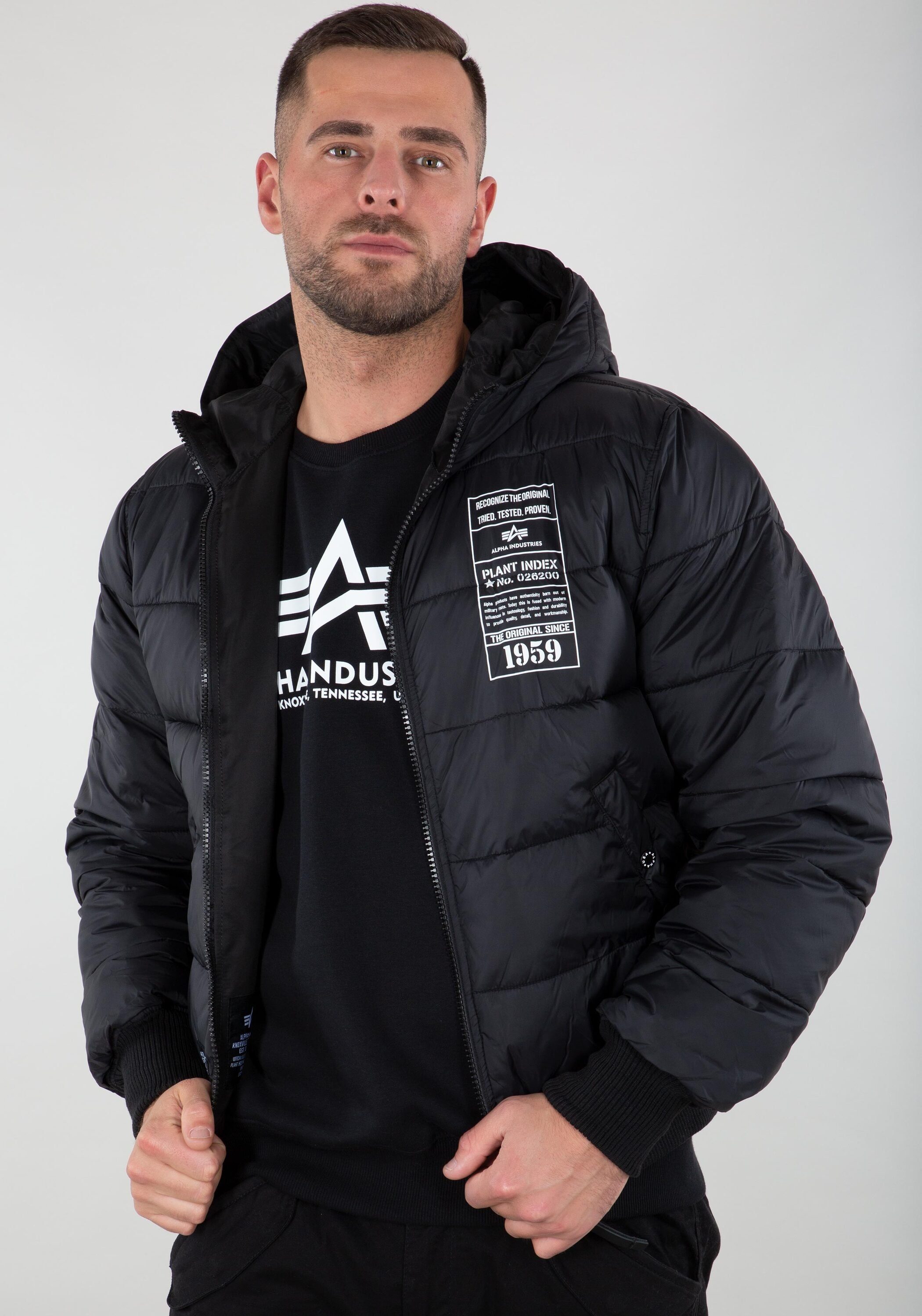 Alpha Industries Winterjacke Alpha Jackets Flight Men black/black - Bomber & Industries