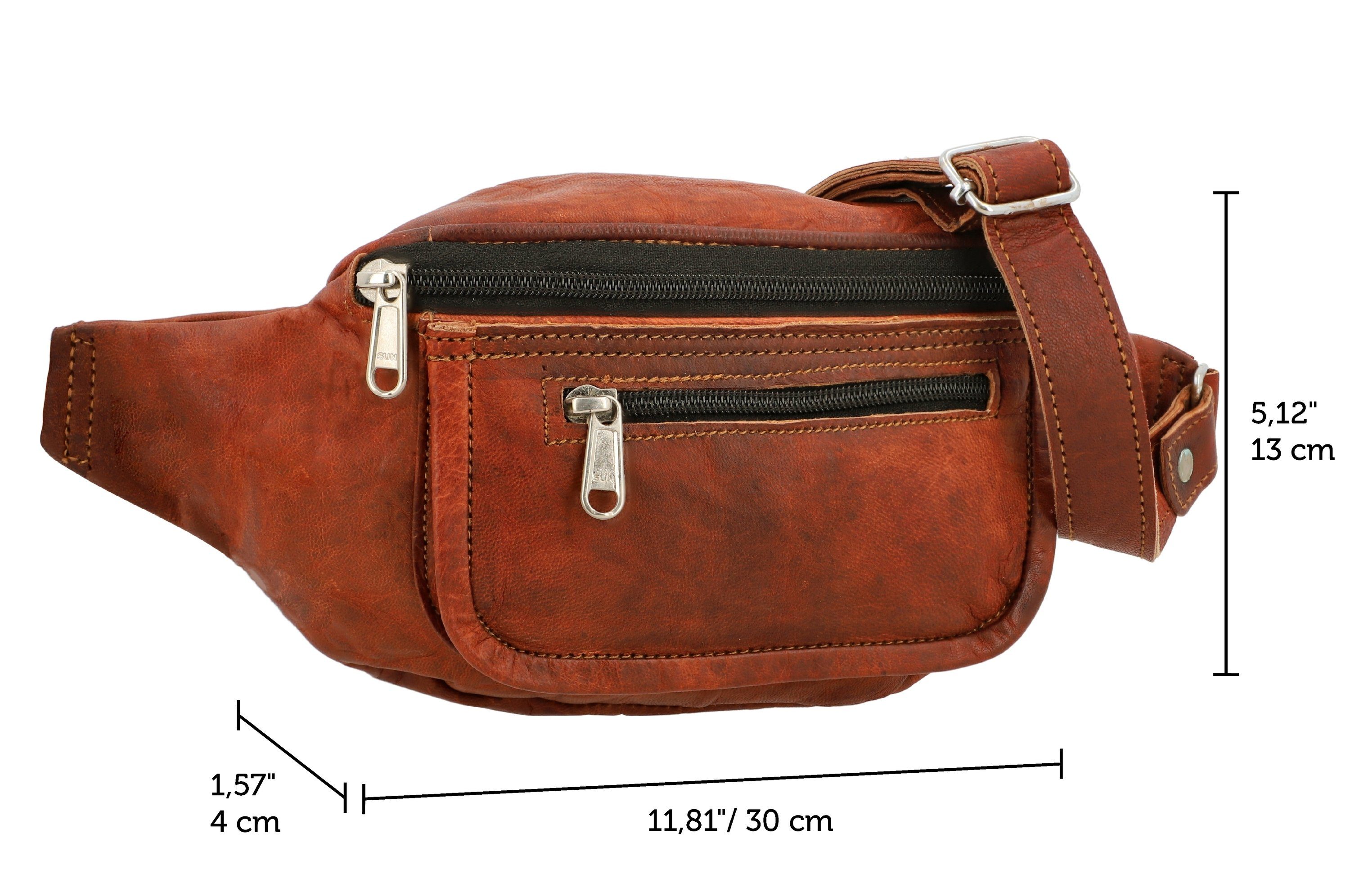 Gusti Leder Gürteltasche Gusti Leder Gürteltasche Tristan (1-tlg)