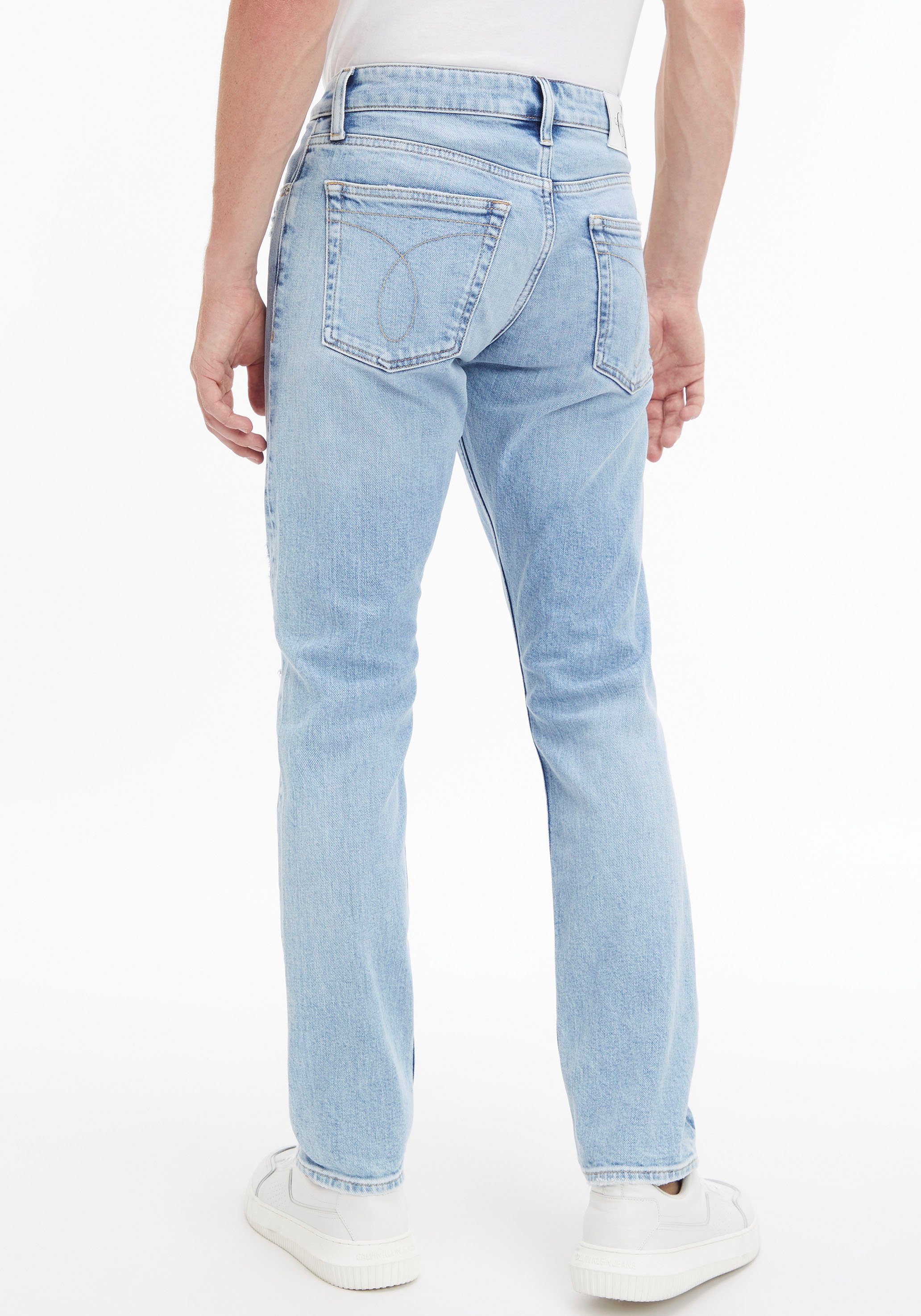 5-Pocket-Form Jeans Calvin Denim Slim-fit-Jeans in Klein Light