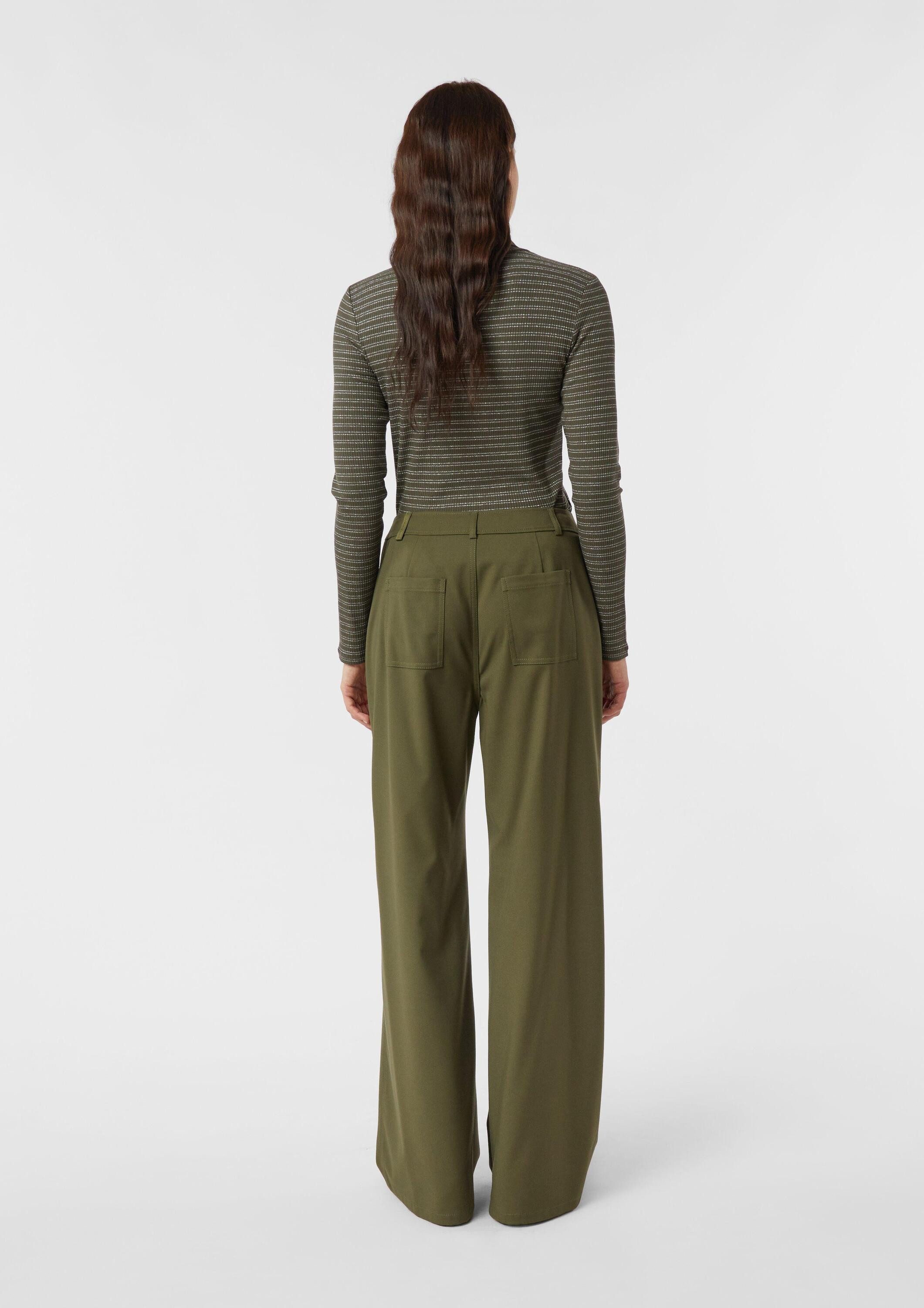 comma Chinos Hose Modische Hose mit weitem Bein