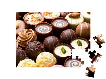 puzzleYOU Puzzle Verführerische Schokoladenpralinen, 48 Puzzleteile, puzzleYOU-Kollektionen Schokolade