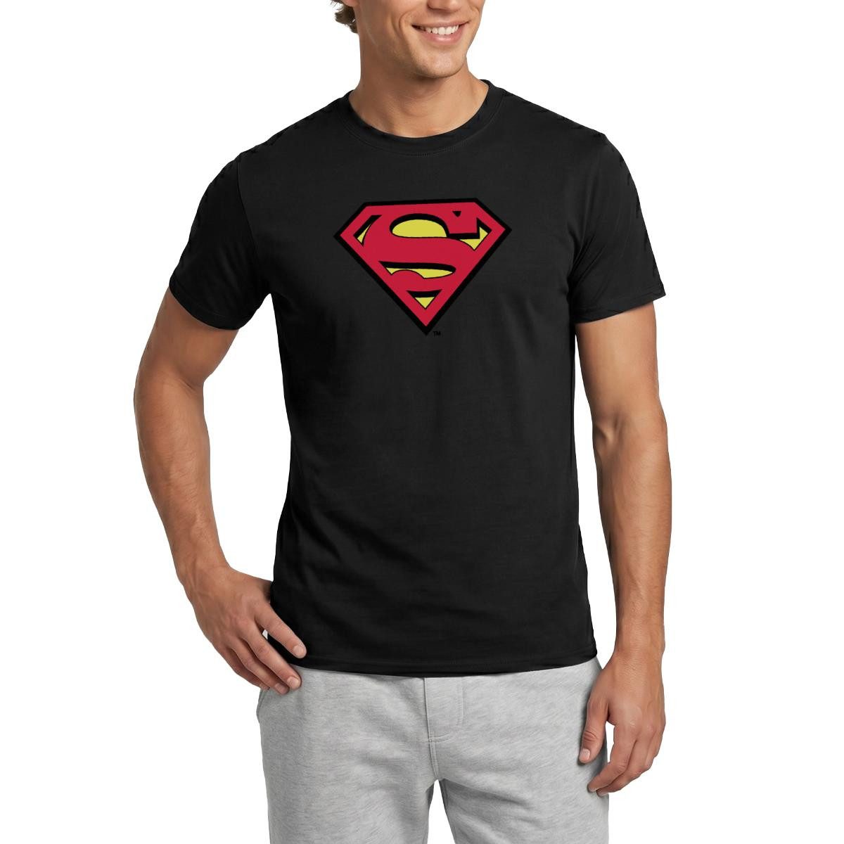 Spreadshirt T-Shirt DC Comics Superman Logo Original Karneval Männer T-Shirt (1-tlg)