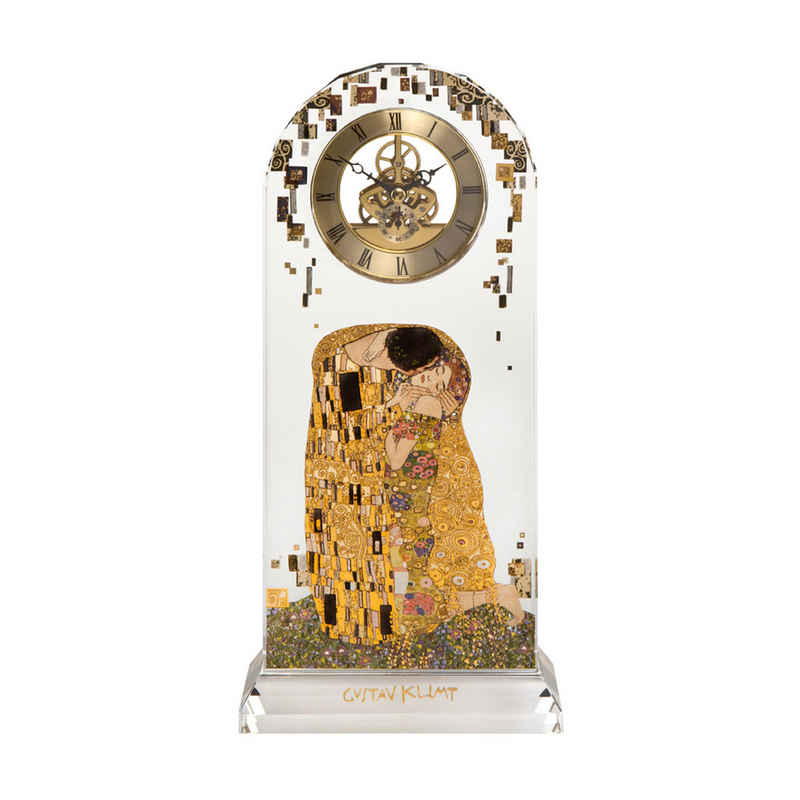 Goebel Tischuhr Der Kuss Tischuhr Artis Orbis Gustav Klimt Bunt Glas
