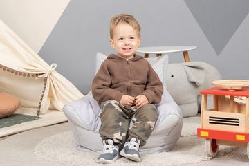 Knorrtoys® Sitzsack Dino, grey, für Kinder