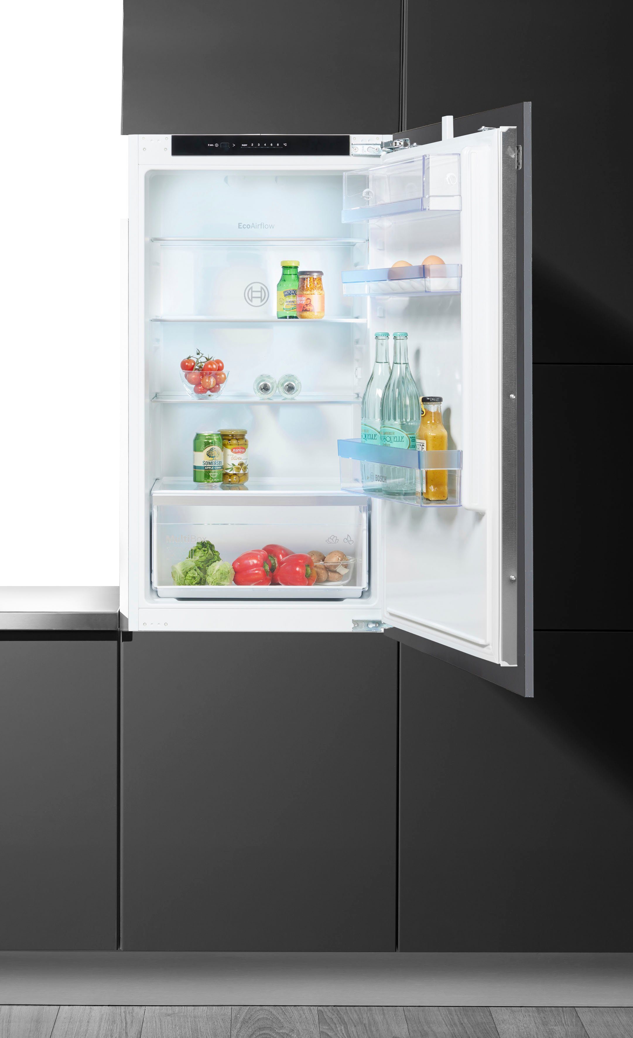 BOSCH Einbaukühlschrank Serie 4 KIR31VFE0, 102,1 cm hoch, 54,1 cm breit,  Betriebsgeräusch: 35 dB | Kühlschränke