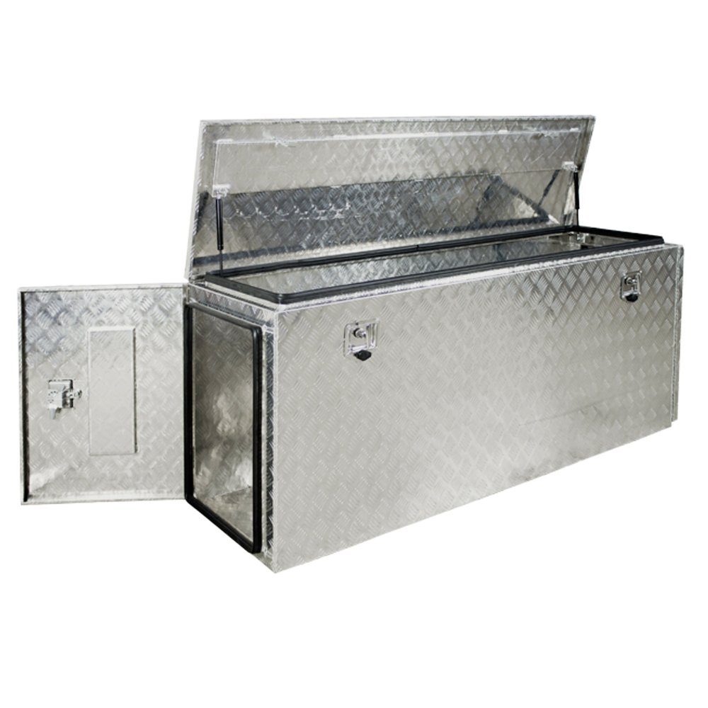 Trucky Anhänger-Deichselbox Truckbox Box Werkzeugkiste Anhängerbox Deichselbox Aluminium P801