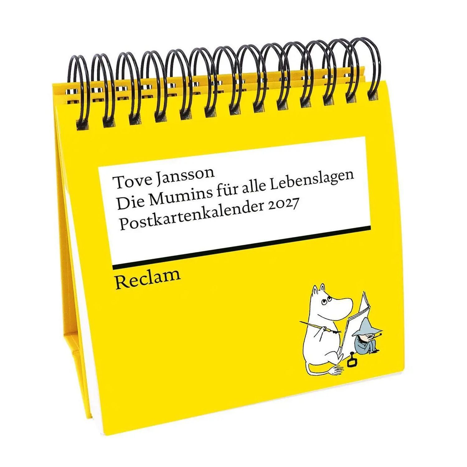 Reclam Verlag Tischkalender Die Mumins für alle Lebenslagen. Postkartenkalender 2027