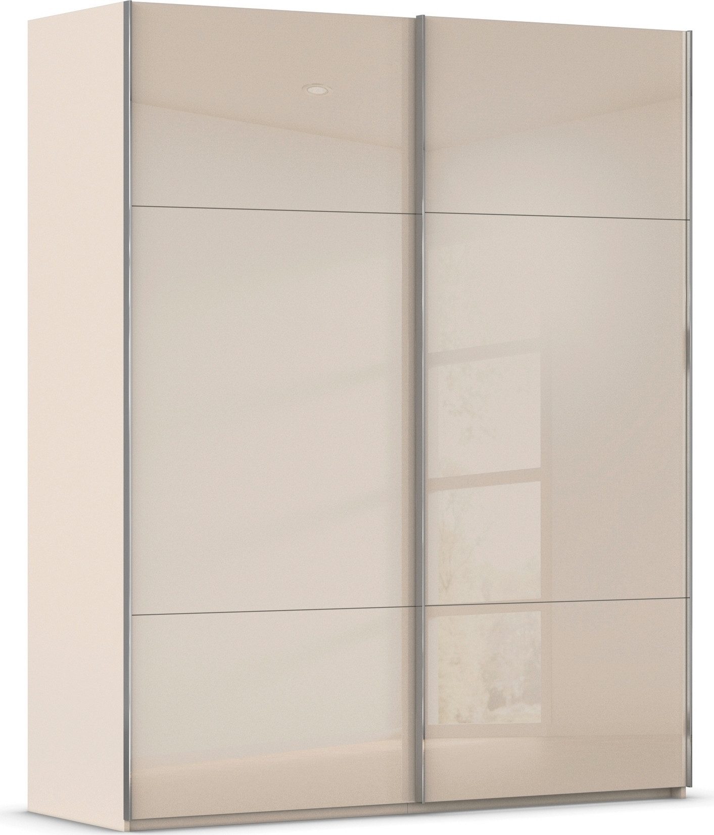 rauch Schwebetürenschrank Kleiderschrank Schrank Garderobe Schlafzimmerschrank CONTIDO (3 verschiedene Ausstattungen BASIC/CLASSIC/PREMIUM) aus hochwertigem Material in 6 Breiten 2 Griff-Farben MADE IN GERMANY