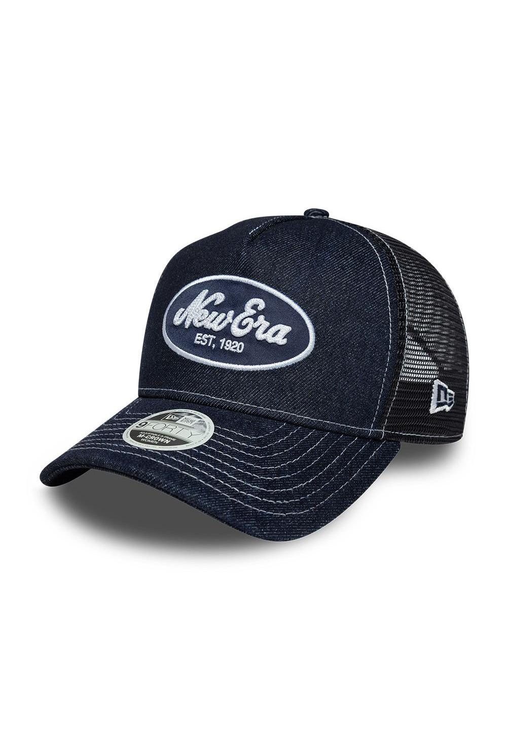 Baseball Cap New Era NE Patch 9Forty M-Crown Women A-Frame Trucker Cap Dunkelblau