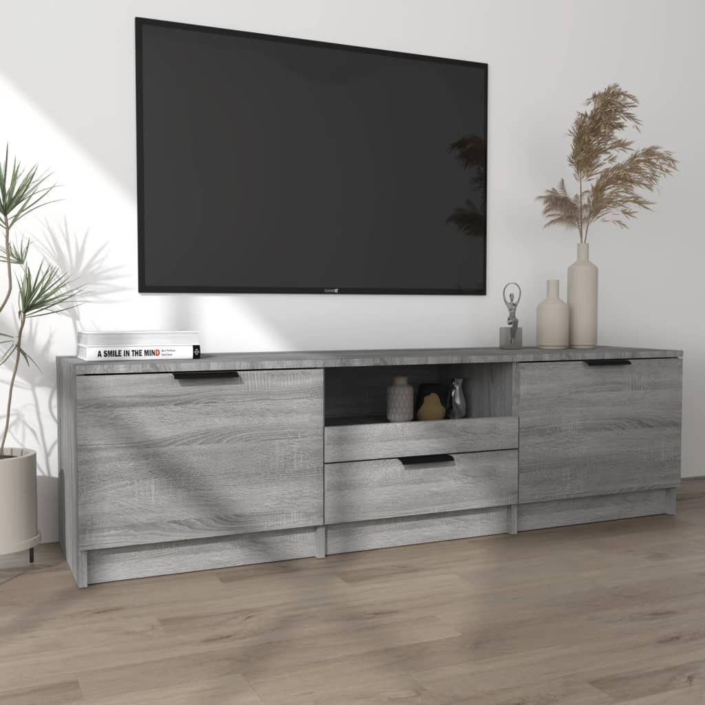 Holzwerkstoff Grau cm Sonoma TV-Schrank 140x35x40 furnicato