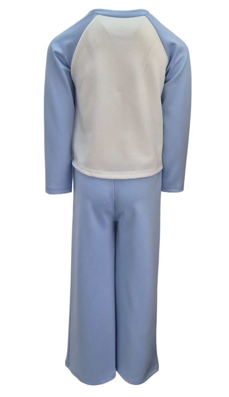 Girls Fashion Langarmshirt & Hose Sommer Set Langarmshirt + Hose, MS5338e (Set, Langarm-Shirt & Hose)
