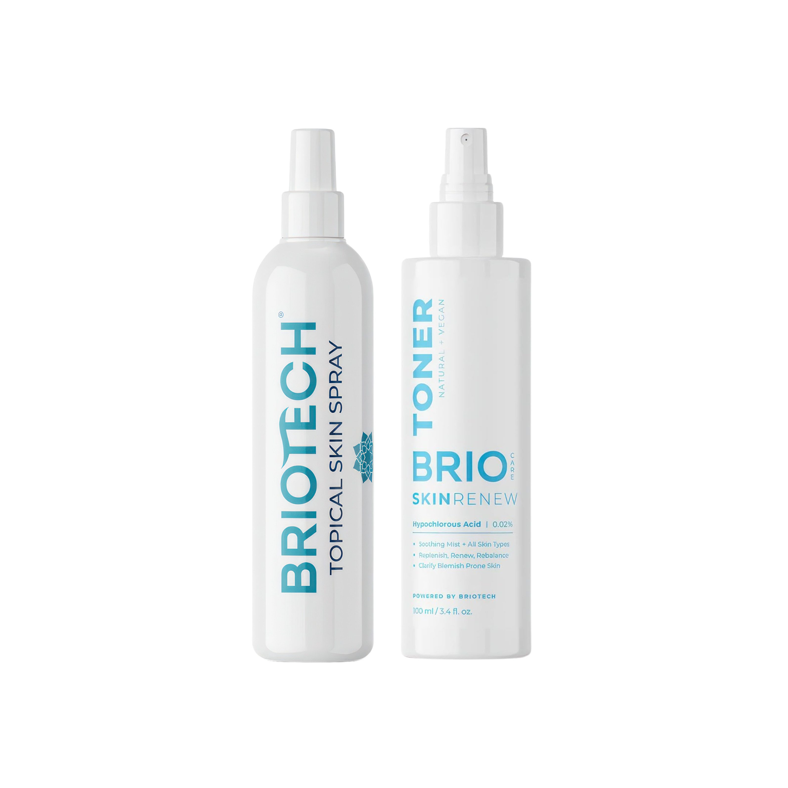 Gesichts- und Körperspray 2er Mix Bundle BRIOTECH Topical Skin Spray & Skin Renew Spray - 200 ml
