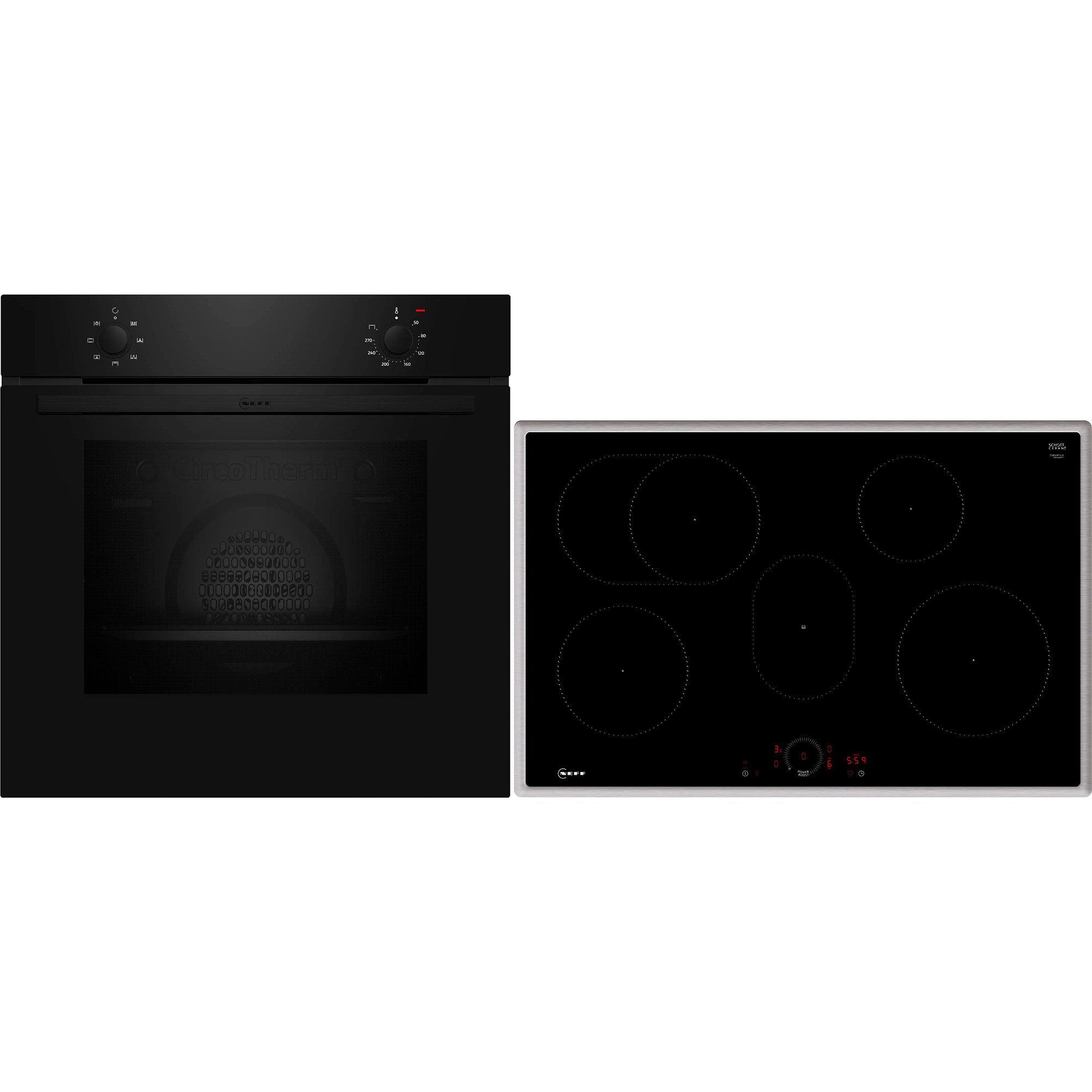 NEFF Backofen Neff BX18IB, Backofen-Set, mit 4
