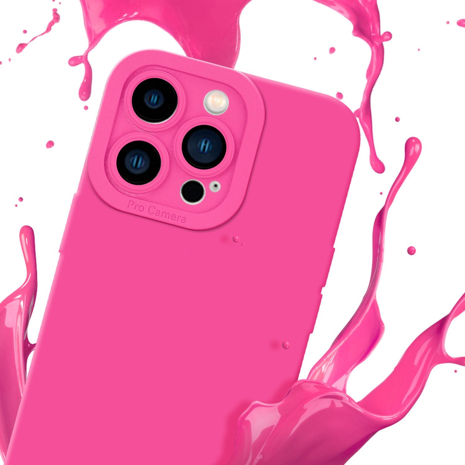 Cadorabo Handyhülle für iPhone 14 PRO MAX Hülle Apple iPhone 14 PRO MAX, Hülle Schutzhülle TPU Silikon Case Cover