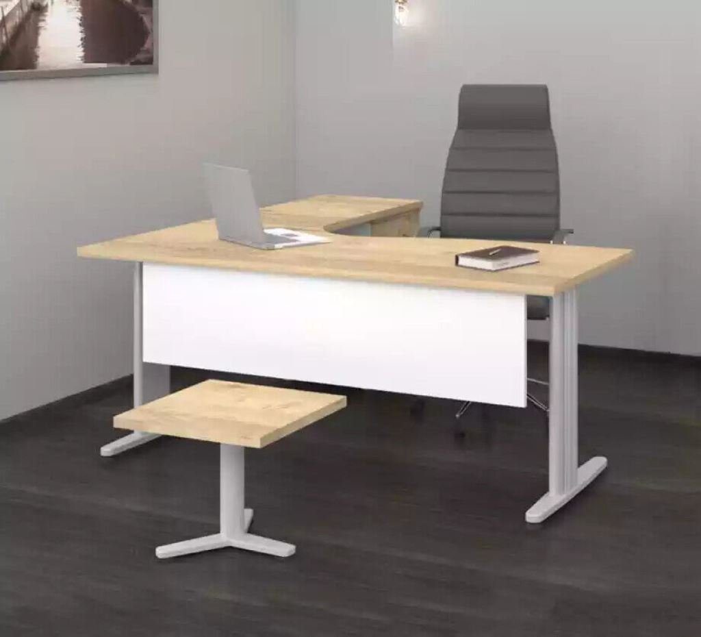 JVmoebel Eckschreibtisch Eckschreibtisch Tisch Büro Einrichtung Möbel Schreibtische 180x160 (1-St), Made in Europa