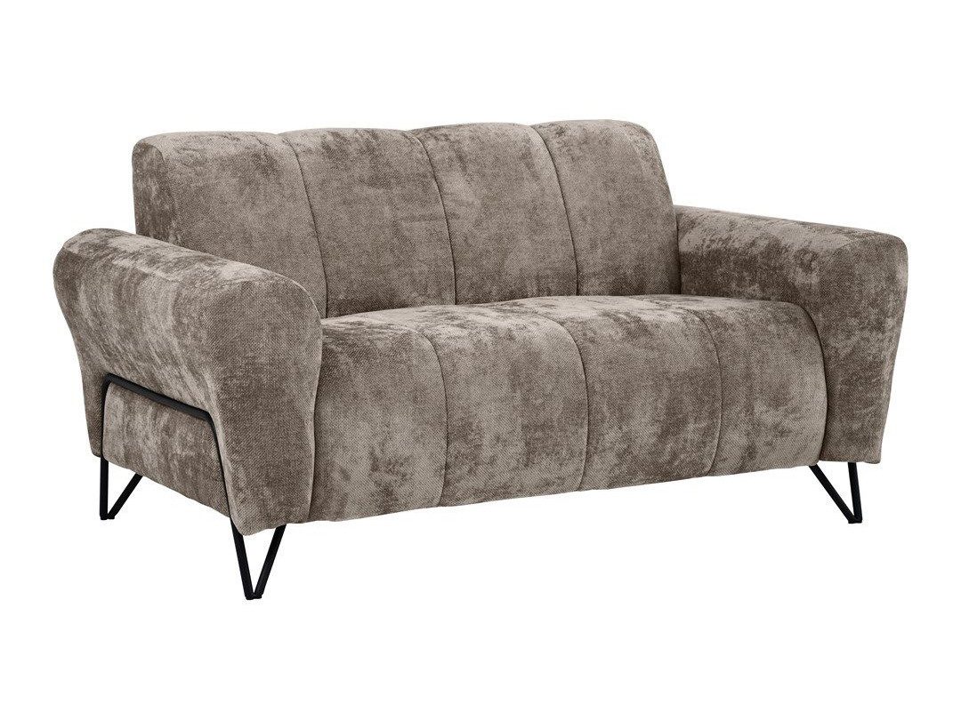 Beautysofa Sofa mit Metallbeine in schwarzer günstig online kaufen