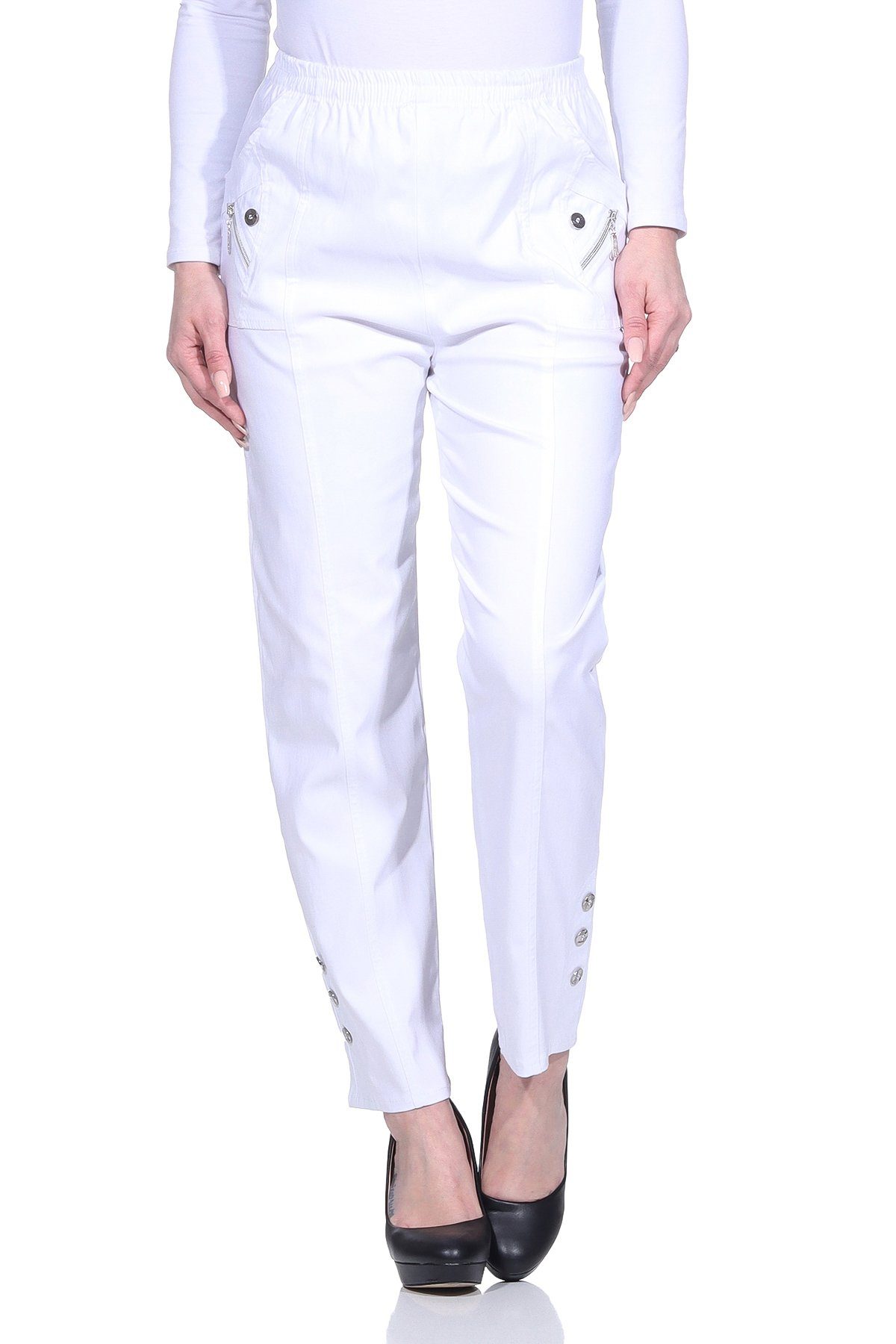 Cherry Berry Schlupfhose Damen Sommerhose luftig leichte Freizeithose mit S günstig online kaufen