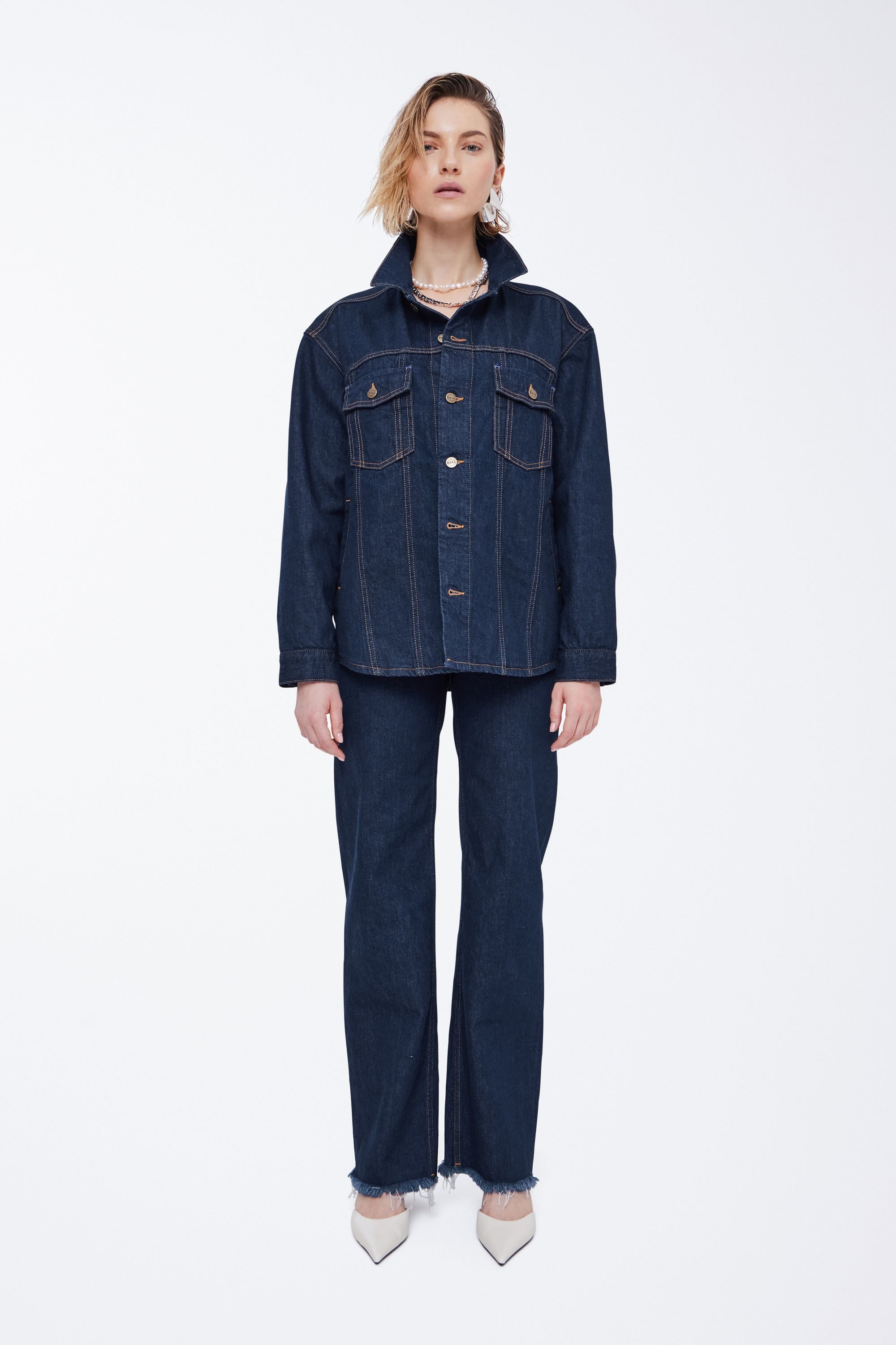 BALL Jeansjacke BAJULIETTA JEANS JACKET oversized günstig online kaufen