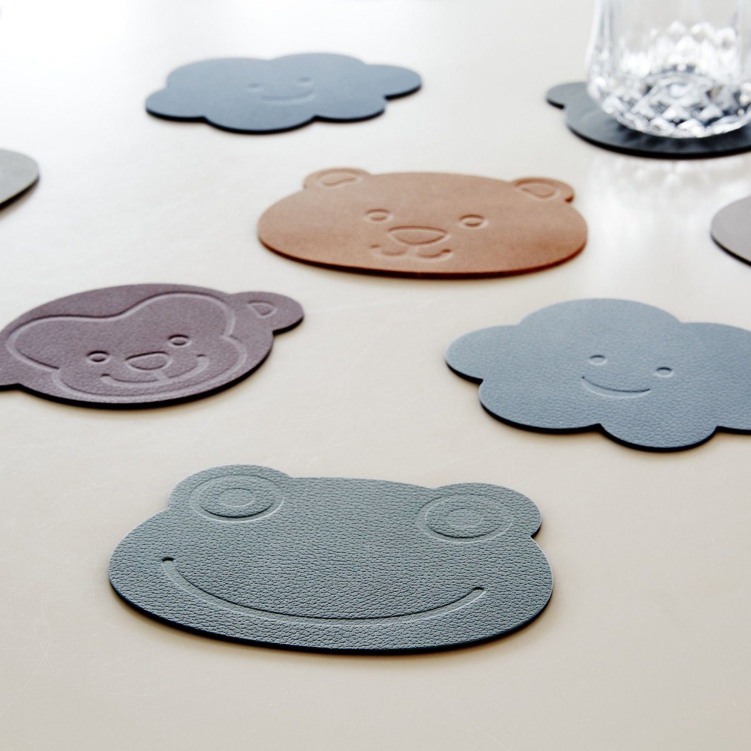 LIND DNA Glasuntersetzer Glasuntersetzer FROG 12cm Pastellgrün