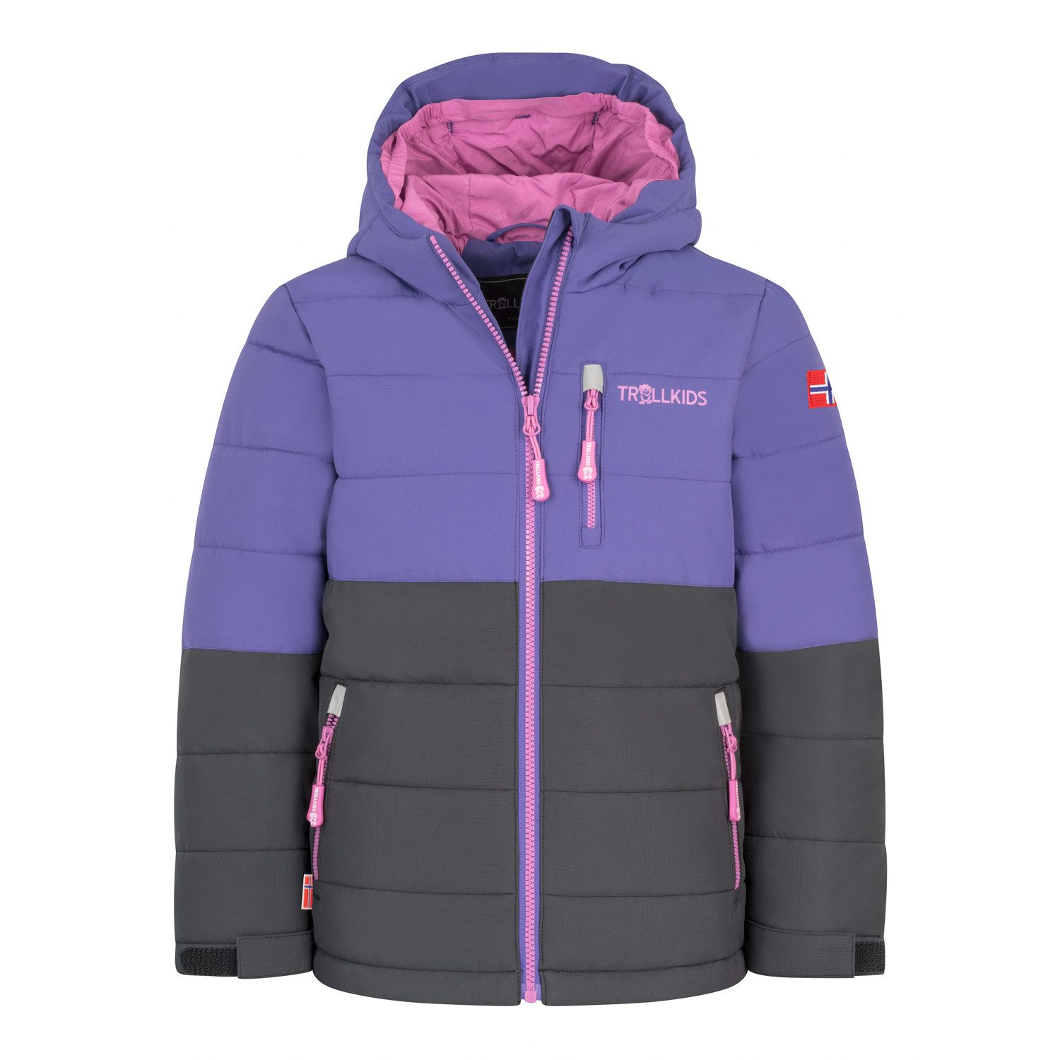 TROLLKIDS Winterjacke KIDS HEMSEDAL SNOW JACKET XT aus Steppware, mit Reißverschluss vorn über die gesamte Länge