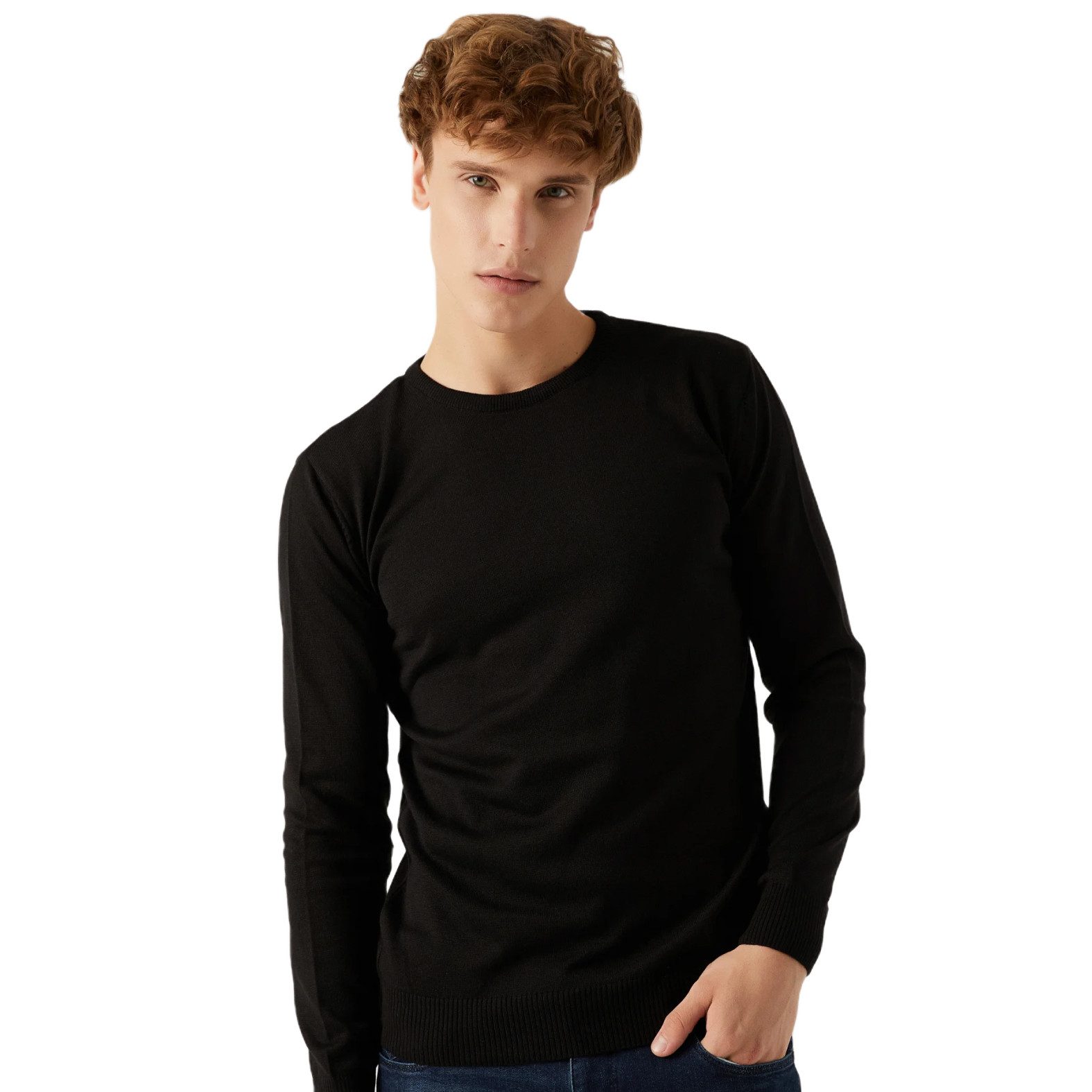 D'S DAMAT Sweater Strickwaren Herren, Pullover Herren, Strickjacke, Longsleeve, Herren-J