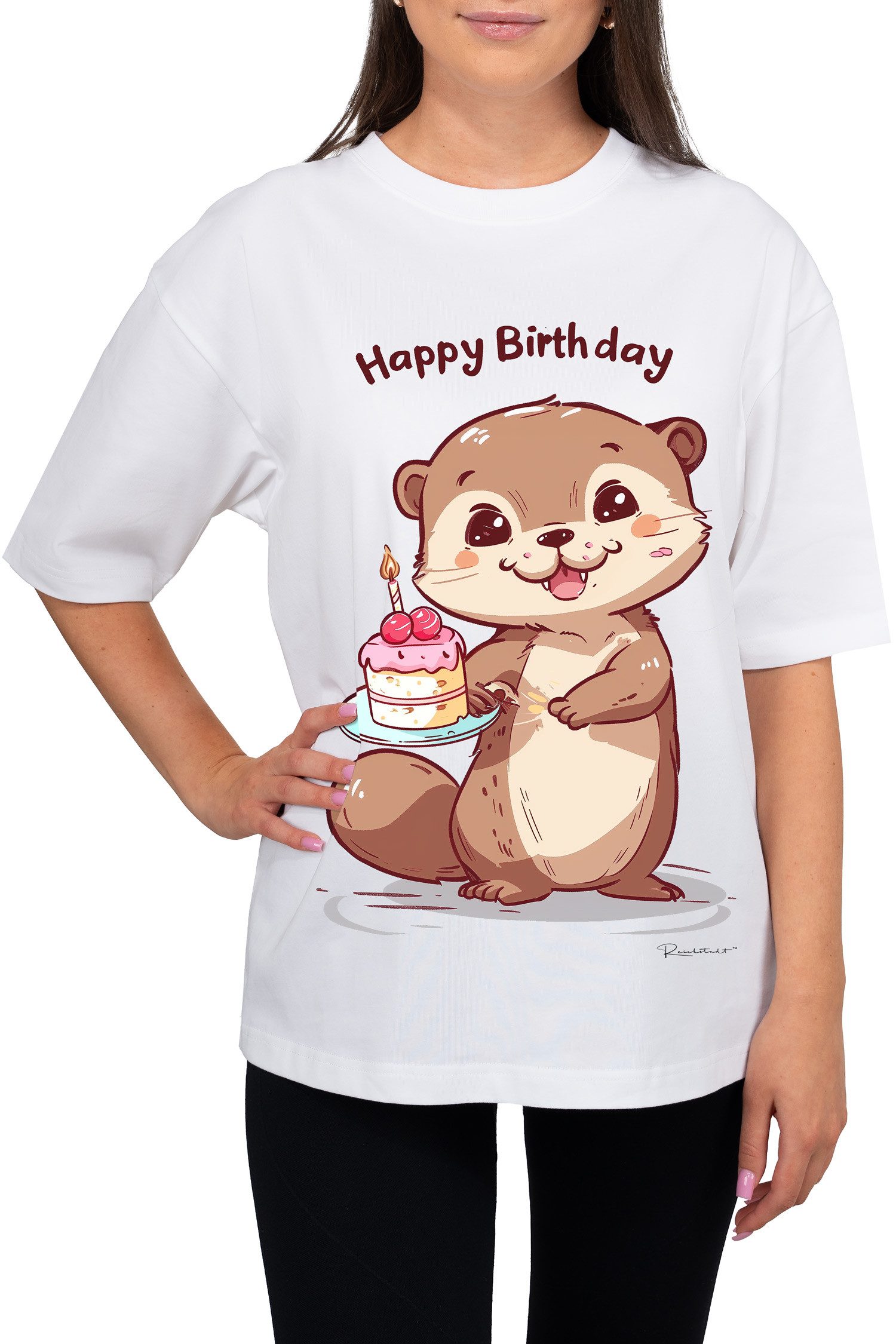 Reichstadt Print-Shirt Damen Oversized Kurzarmshirt 24RSW057 Verschiedene trendige und stilvolle Prints