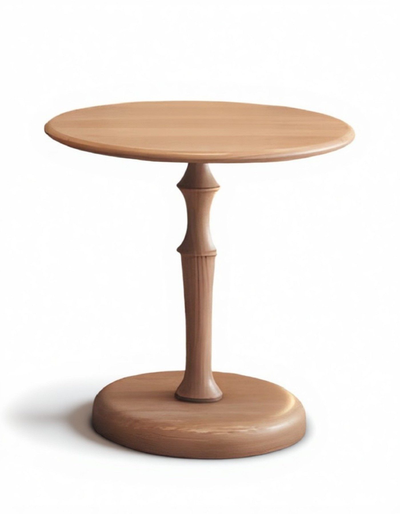 Xlmoebel Stehtisch Beige Holz Beistelltisch im modernen Design für das Wohnzimmer, Made in Europa