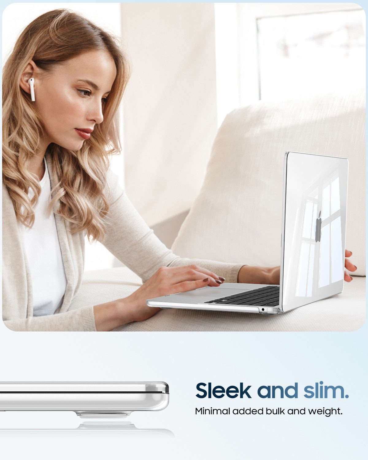 Fintie Laptop-Hülle für MacBook Air 13,6'' M5 M4 M3 M2 (2026-2022) A3449 A3240 A3113 A2681