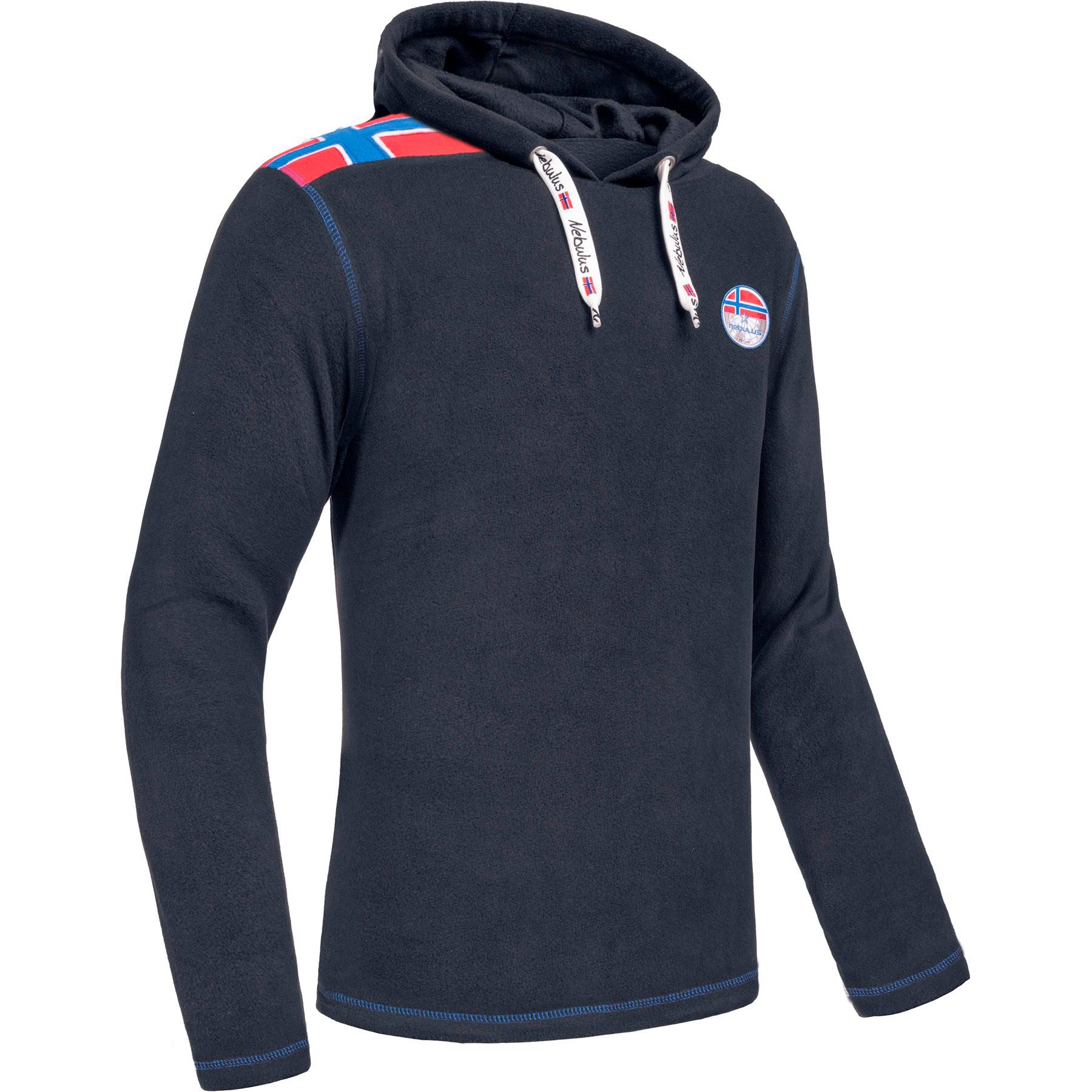 Nebulus Hoodie FILE, P6691 - Herren, schwarz-kobalt, XXL günstig online kaufen