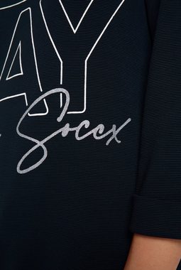 SOCCX 3/4-Arm-Shirt mit Gummizug im Saum