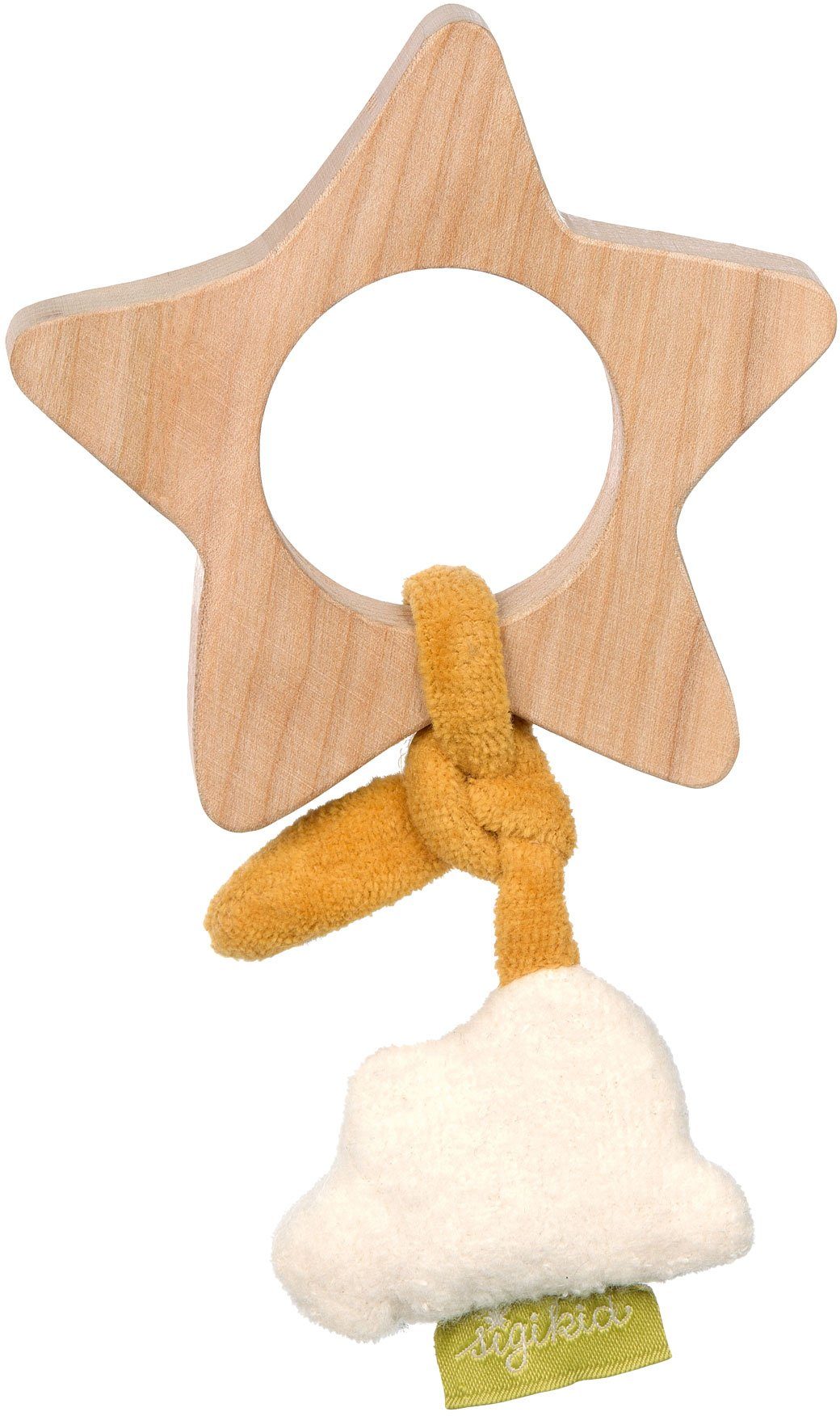 Image of Sigikid Greifling »Green Collection, Holzgreifling Stern«, FSC®-Holz aus gewissenhaft bewirtschafteten Wäldern; Made in Europe