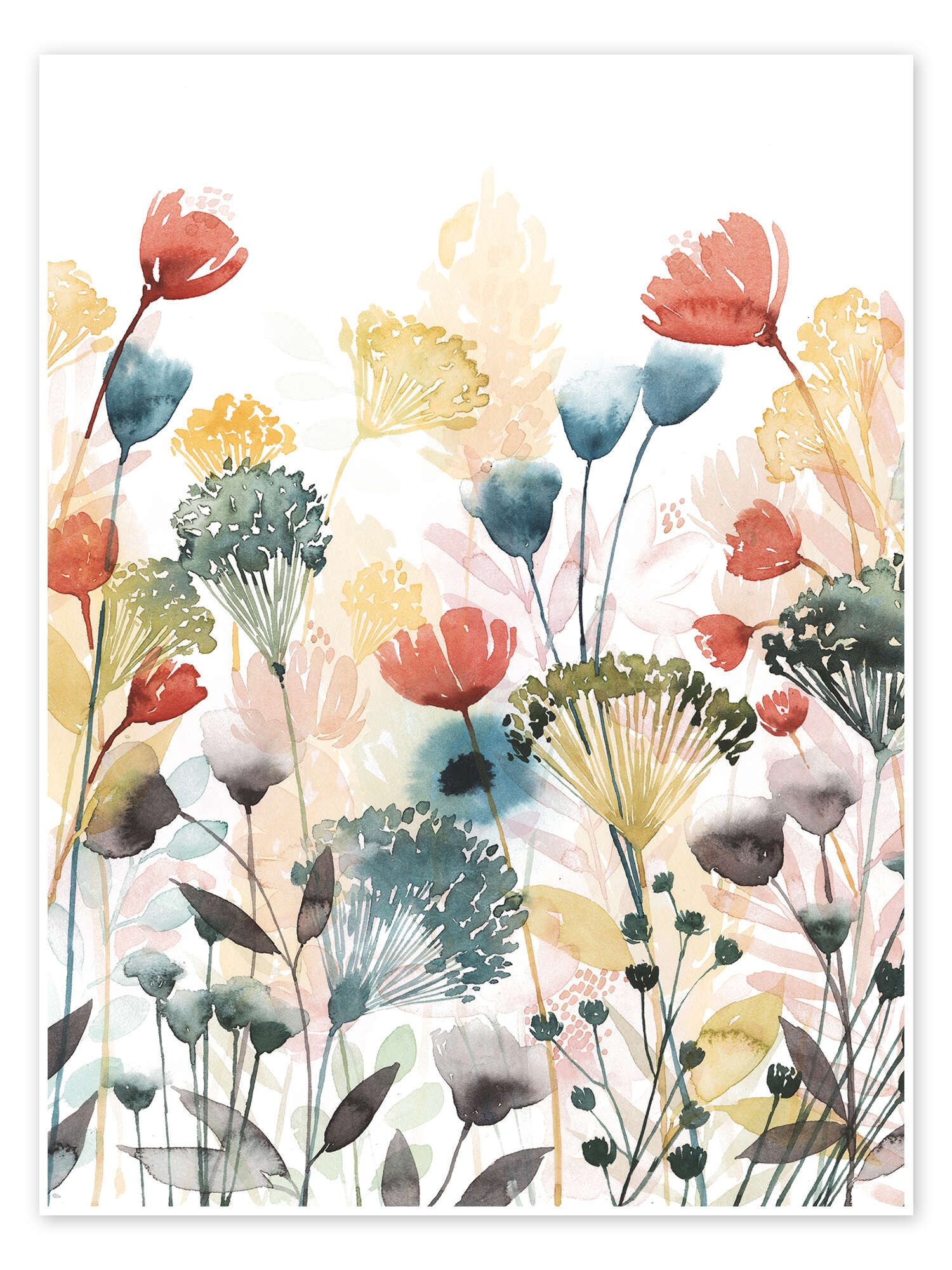 Posterlounge Wandbild Sonniger Einblick II, Grace Popp, erhältlich als Poster, Leinwandbild, Wandsticker oder Acrylglasbild
