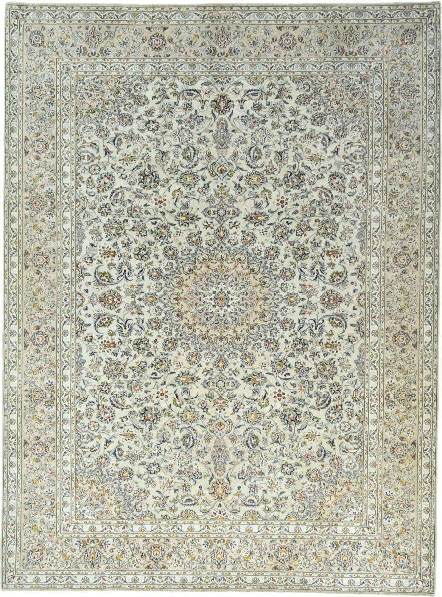 Orientteppich Keshan 302x407 Handgeknüpfter Orientteppich / Perserteppich, Nain Trading, rechteckig, Höhe: 12 mm