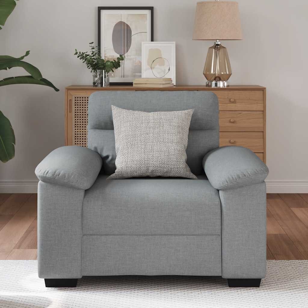 vidaXL Sofa Sessel Hellgrau 60 cm günstig online kaufen
