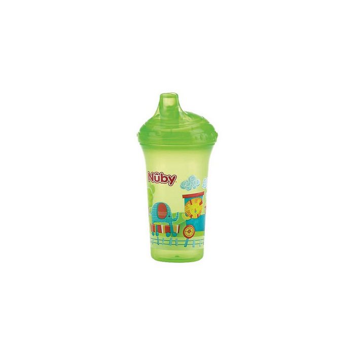 Nuby Trinklernbecher Trinkbecher Color auslaufsicher 270ml grün