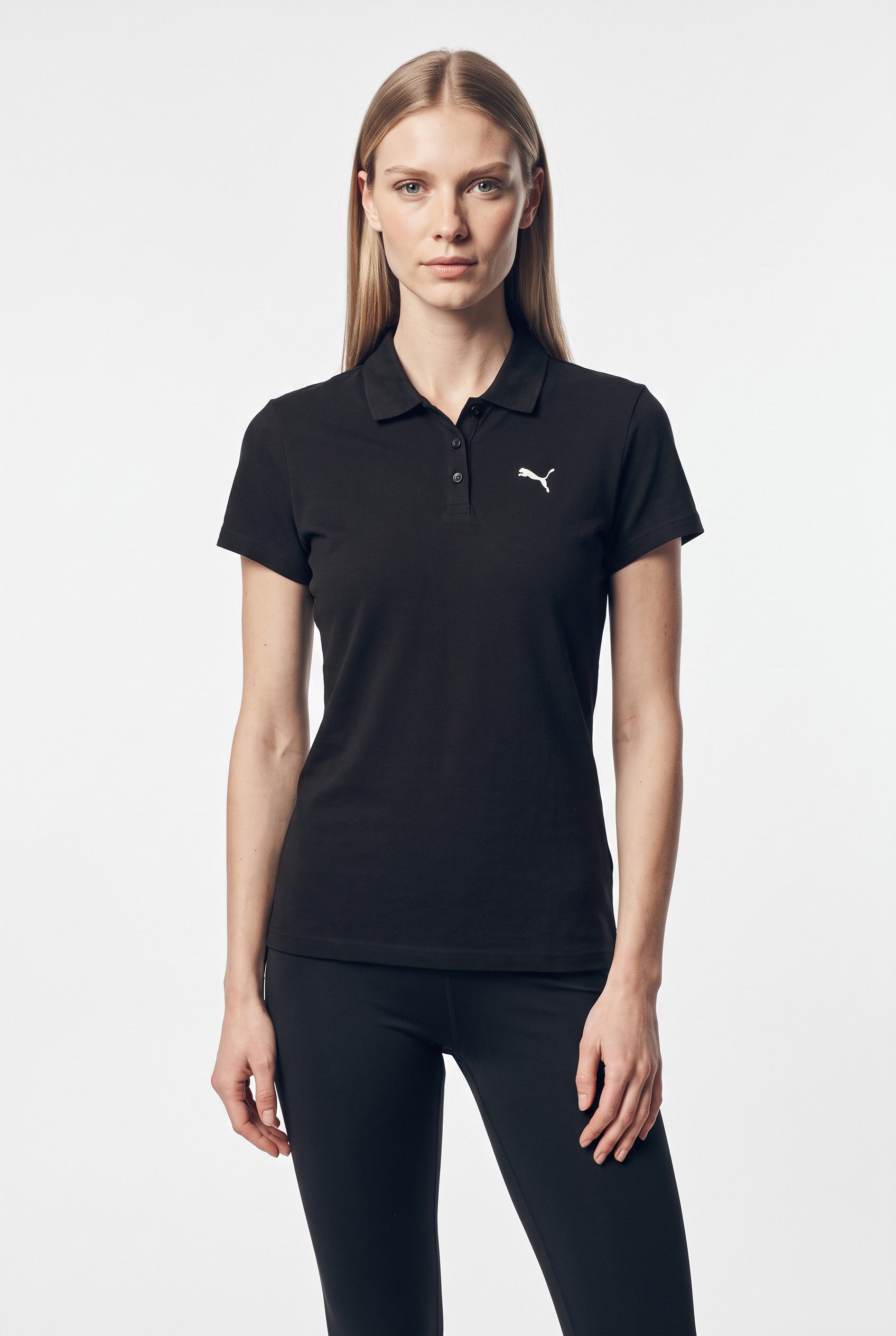 PUMA Poloshirt ESS POLO mit normalem Kragen, Kurzarmdesign, unifarben, Regular Fit