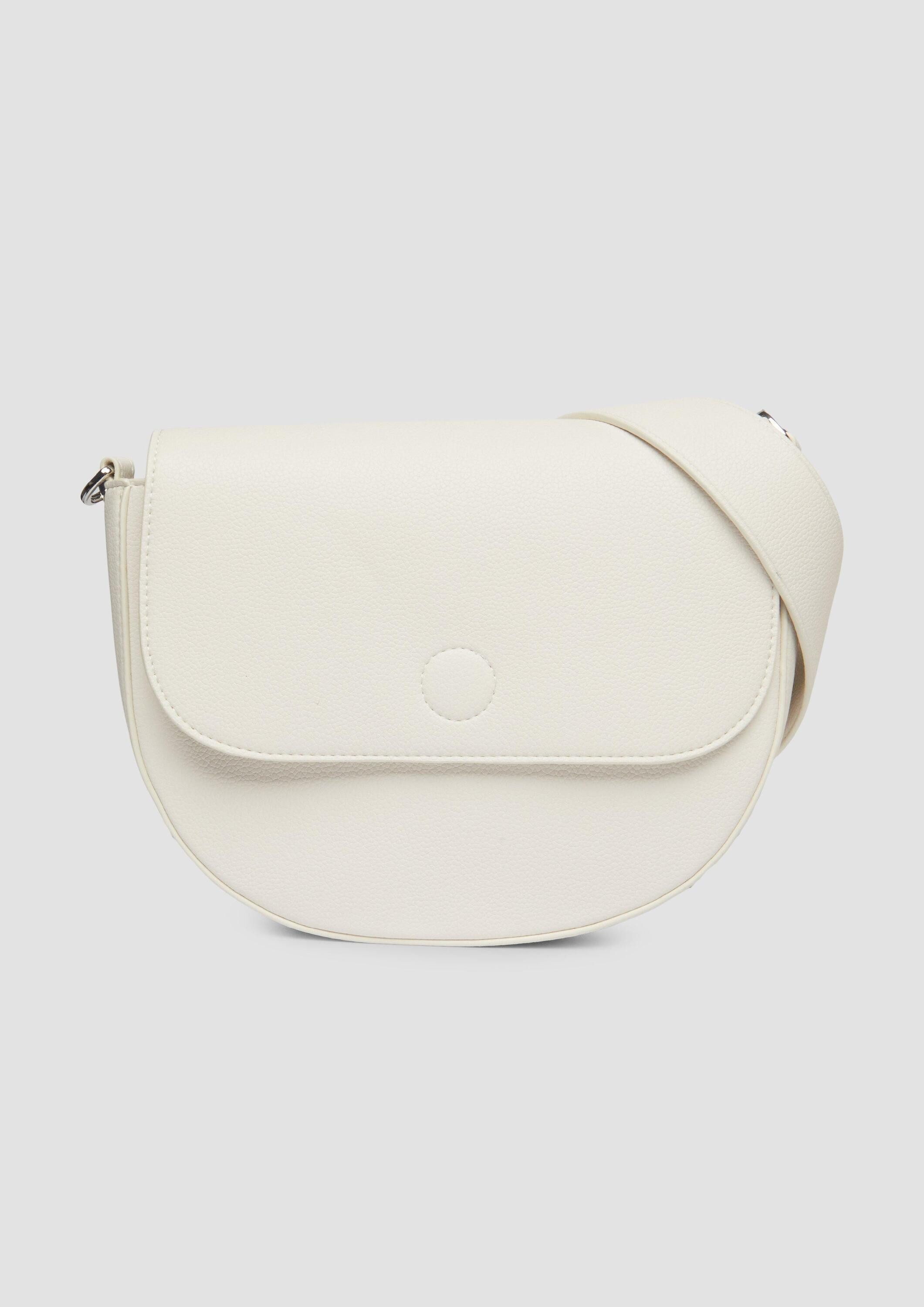 s.Oliver Umhängetasche Tasche, Crossbody-Bag mit Logo-Detail und Überschlag mit Magnetknopf